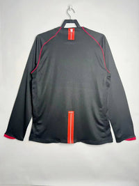 Manchester United 2007/08 Vintage Retro Away Black Long Sleeves Jersey - Concept Kits