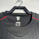 Manchester United 2007/08 Vintage Retro Away Black Long Sleeves Jersey - Concept Kits