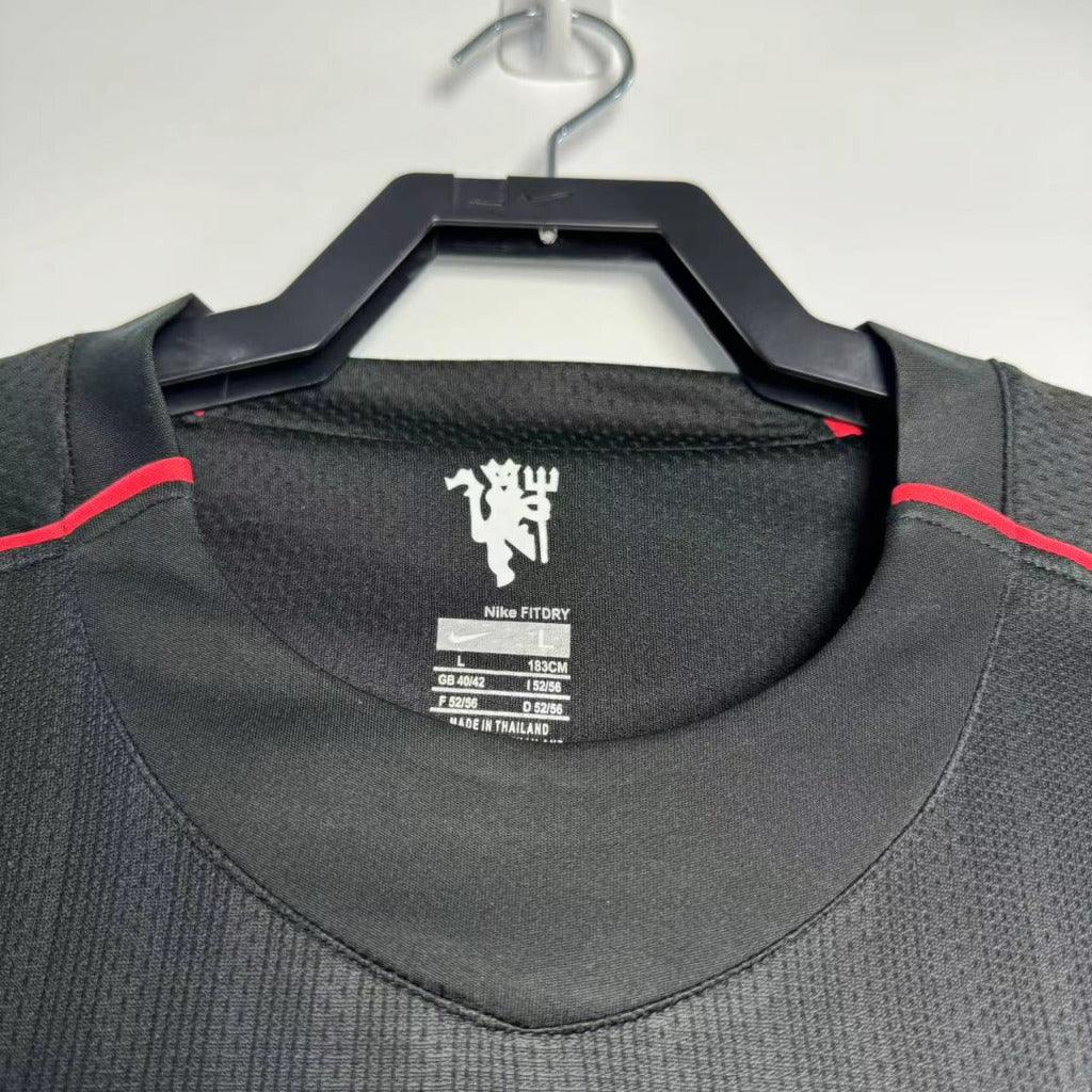 Manchester United 2007/08 Vintage Retro Away Black Long Sleeves Jersey - Concept Kits