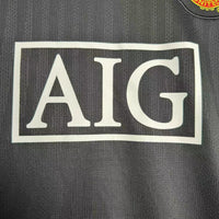 Manchester United 2007/08 Vintage Retro Away Black Long Sleeves Jersey - Concept Kits