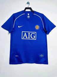Manchester United 2007/08 Vintage Retro Goalkeeper Blue Jersey - Concept Kits