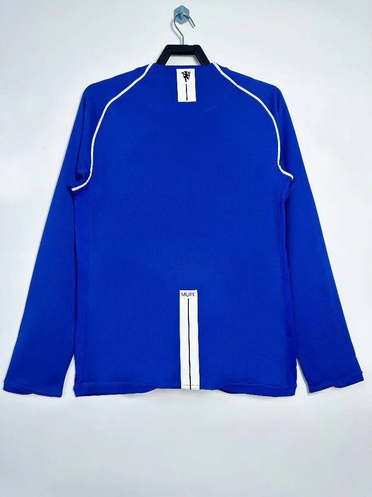 Manchester United 2007/08 Vintage Retro Goalkeeper Blue Long Sleeves Jersey - Concept Kits
