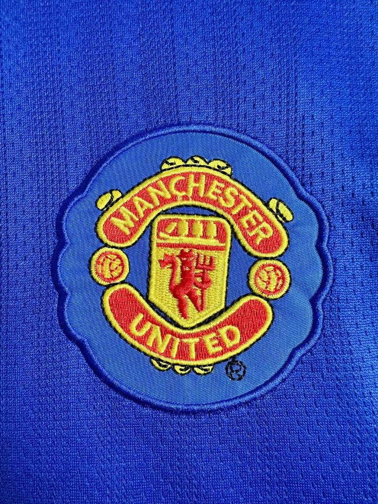 Manchester United 2007/08 Vintage Retro Goalkeeper Blue Long Sleeves Jersey - Concept Kits