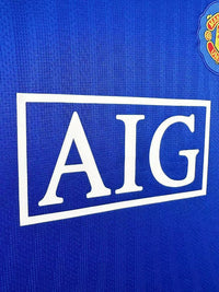 Manchester United 2007/08 Vintage Retro Goalkeeper Blue Long Sleeves Jersey - Concept Kits