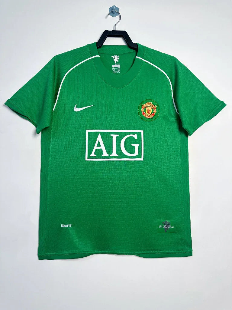 Manchester United 2007/08 Vintage Retro Goalkeeper Green Jersey - Concept Kits
