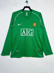 Manchester United 2007/08 Vintage Retro Goalkeeper Green Long Sleeve Jersey - Concept Kits