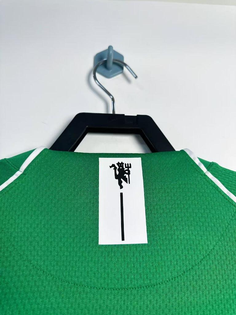 Manchester United 2007/08 Vintage Retro Goalkeeper Green Long Sleeve Jersey - Concept Kits