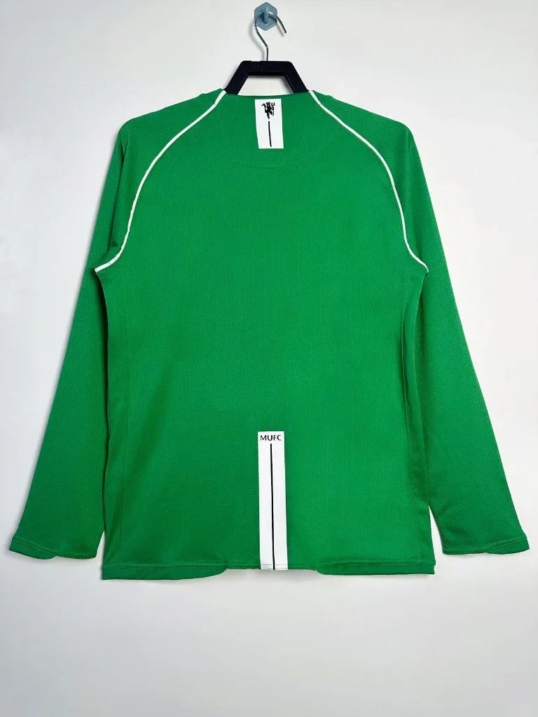 Manchester United 2007/08 Vintage Retro Goalkeeper Green Long Sleeve Jersey - Concept Kits