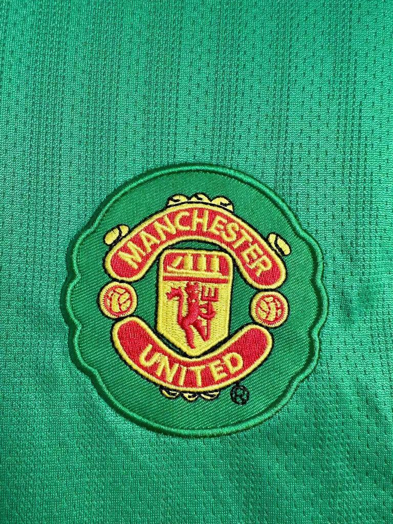 Manchester United 2007/08 Vintage Retro Goalkeeper Green Long Sleeve Jersey - Concept Kits