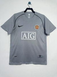 Manchester United 2007/08 Vintage Retro Goalkeeper Grey Jersey - Concept Kits