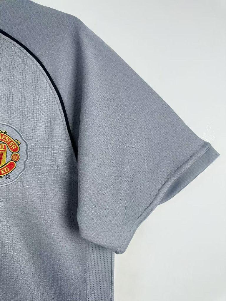 Manchester United 2007/08 Vintage Retro Goalkeeper Grey Jersey - Concept Kits