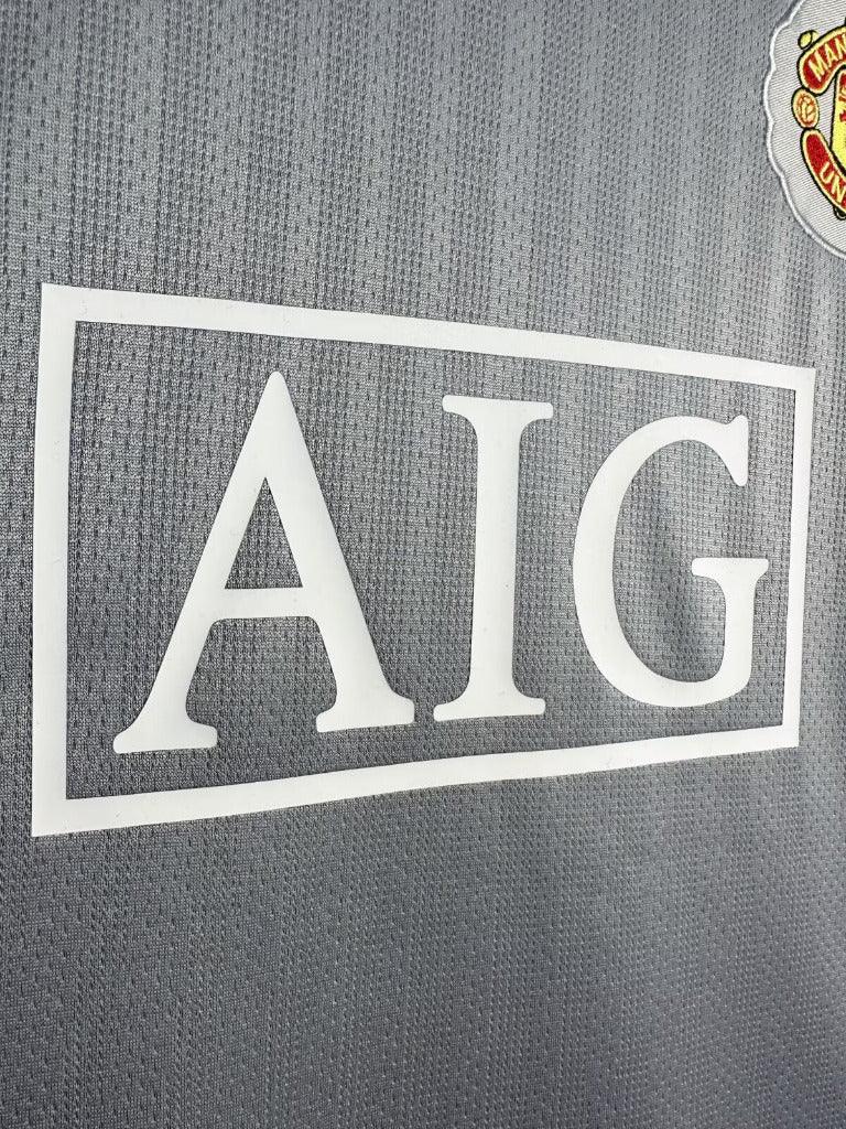 Manchester United 2007/08 Vintage Retro Goalkeeper Grey Long Sleeves Jersey - Concept Kits