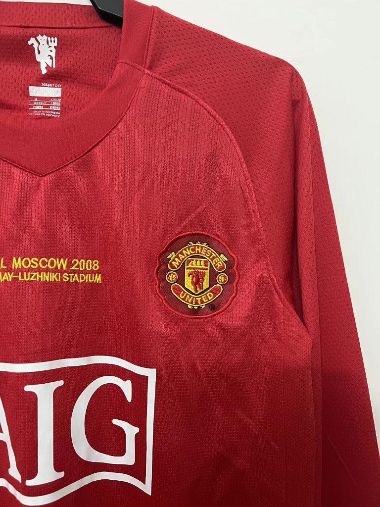 Manchester United 2007/08 Vintage Retro Home Champions League Jersey - Concept Kits