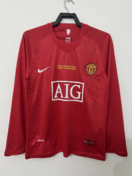 Manchester United 2007/08 Vintage Retro Home Champions League Jersey - Concept Kits
