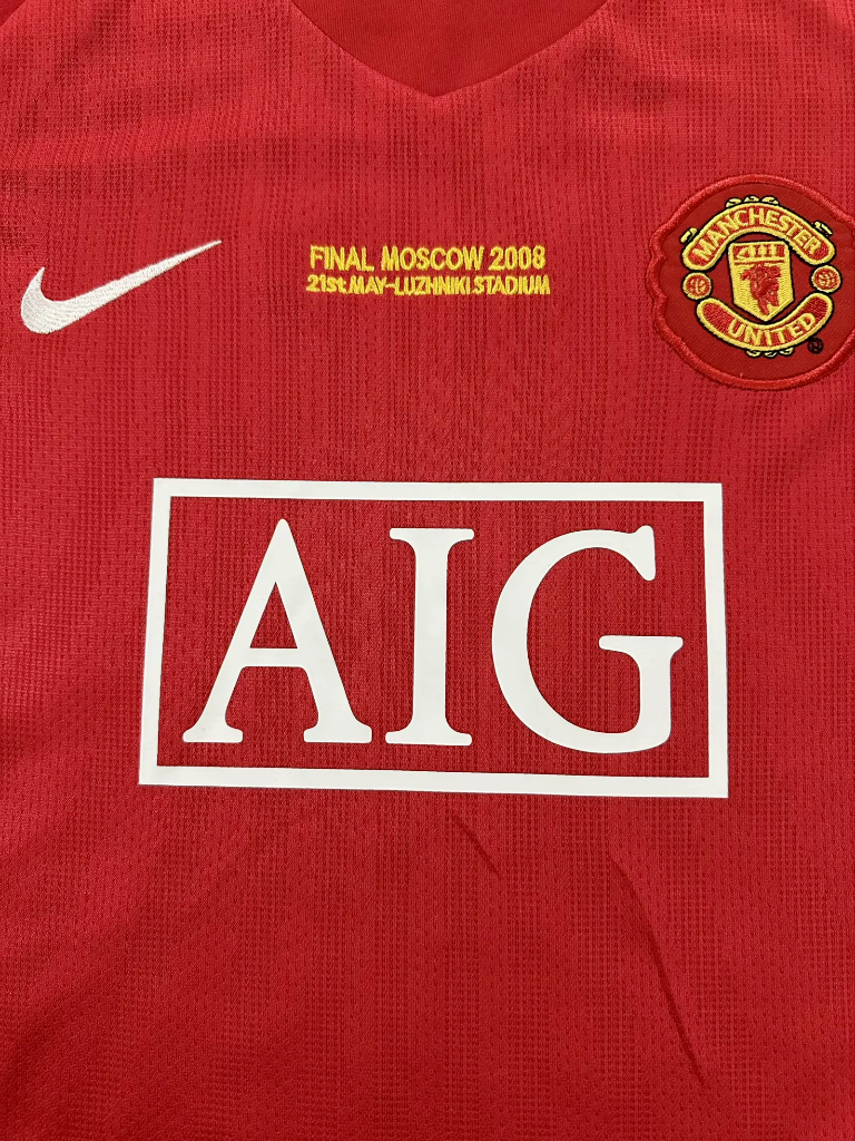 Manchester United 2007/08 Vintage Retro Long Sleeve Kids Jersey Set