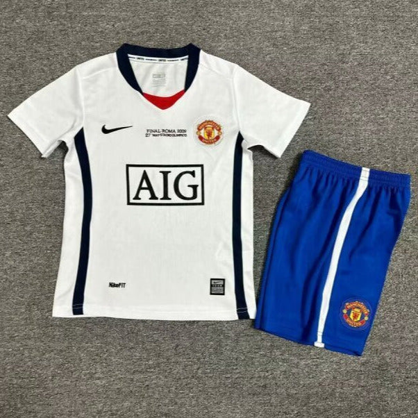 Manchester United 2008/09 Vintage Retro Kids Jersey Set