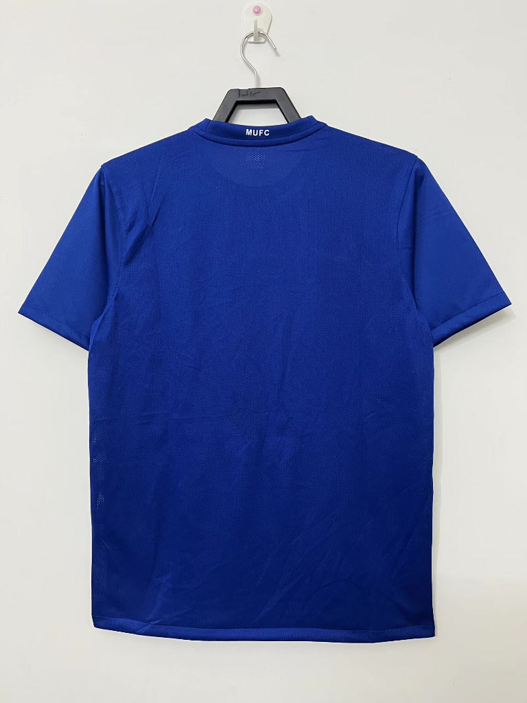 Manchester United 2008/09 Vintage Retro Second Away Blue Jersey - Concept Kits