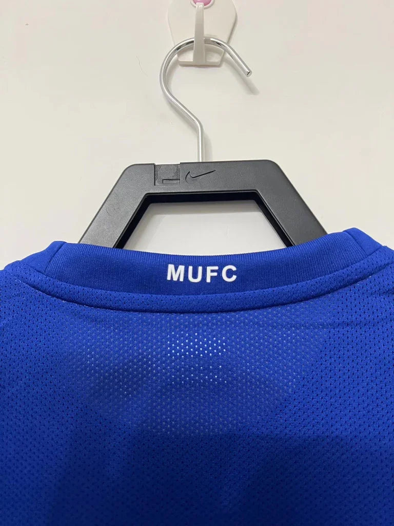 Manchester United 2008/09 Vintage Retro Second Away Blue Jersey - Concept Kits