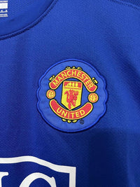 Manchester United 2008/09 Vintage Retro Second Away Blue Jersey - Concept Kits