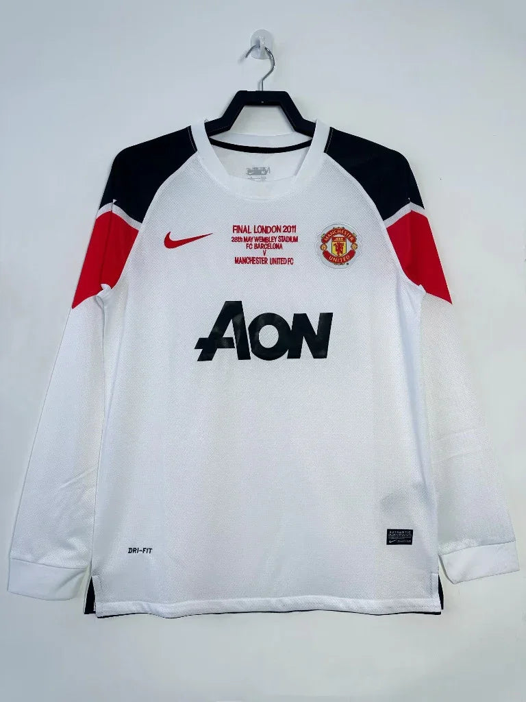 Manchester United 2010/11 Vintage Retro Away Long Sleeves Jersey - Concept Kits