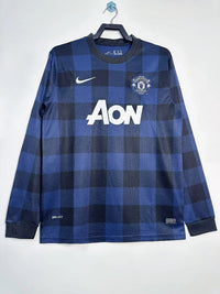 Manchester United 2013/14 Vintage Retro Away Black Long Sleeves Jersey - Concept Kits