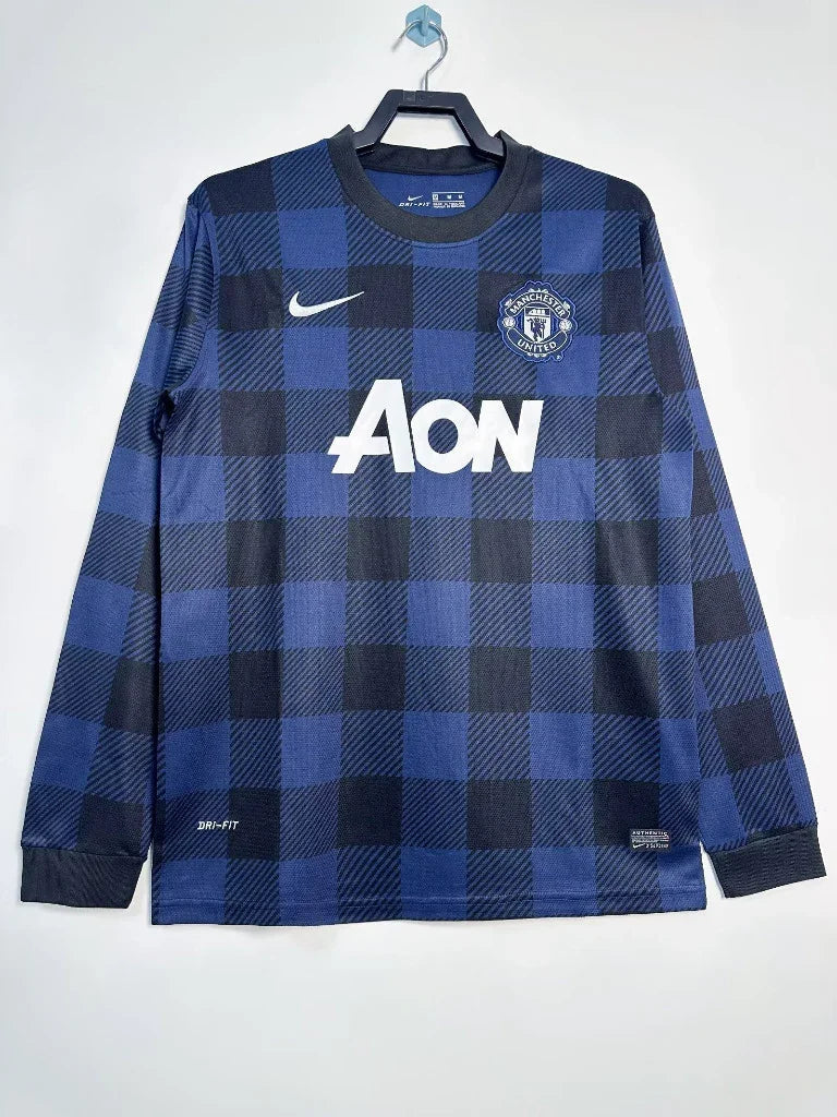 Manchester United 2013/14 Vintage Retro Away Black Long Sleeves Jersey - Concept Kits