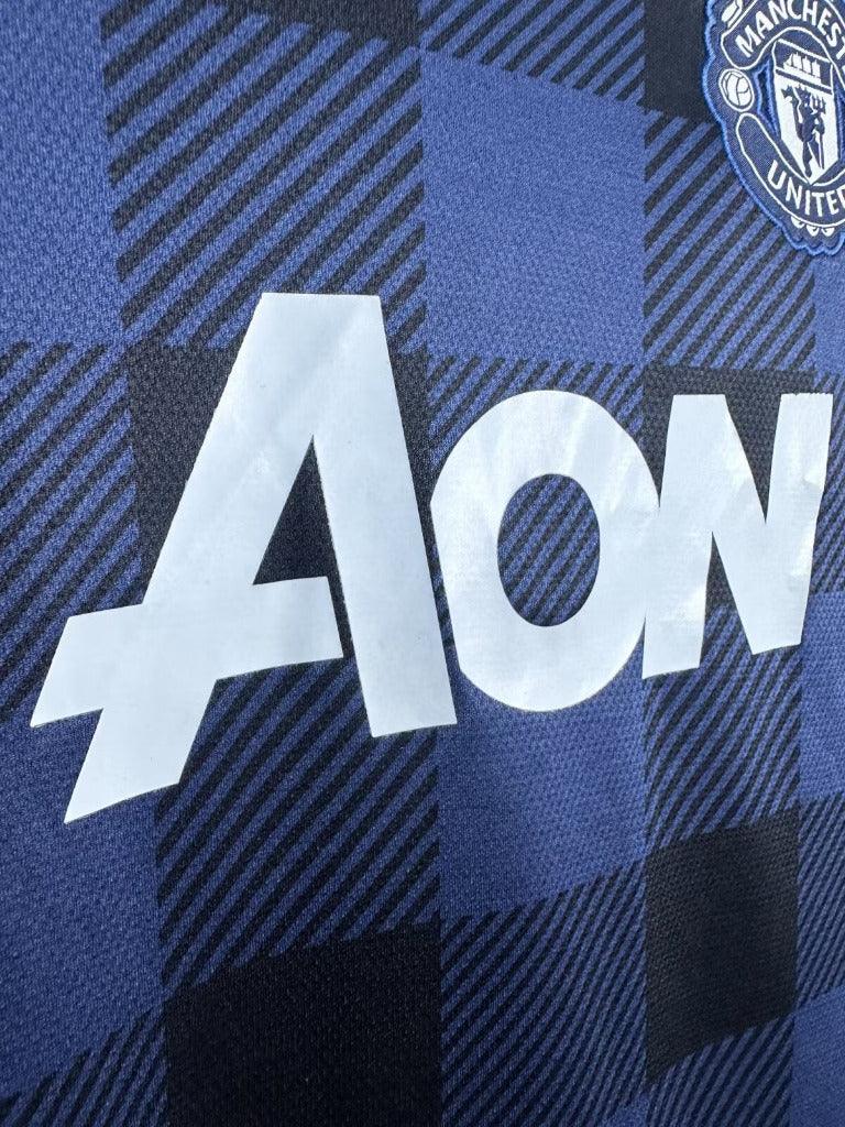 Manchester United 2013/14 Vintage Retro Away Black Long Sleeves Jersey - Concept Kits