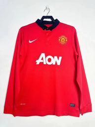 Manchester United 2013/14 Vintage Retro Home Long Sleeves Jersey - Concept Kits