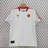 Manchester United 2016/17 Retro White/Red Stripes Jersey