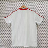 Manchester United 2016/17 Retro White/Red Stripes Jersey