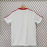 Manchester United 2016/17 Retro White/Red Stripes Jersey
