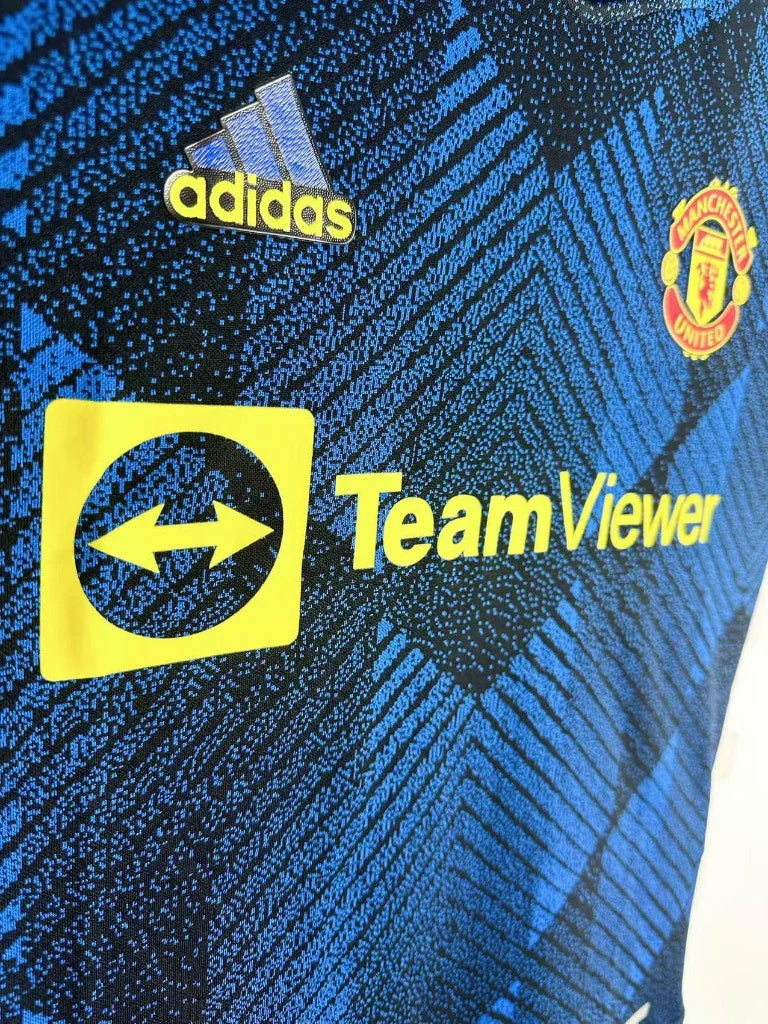Manchester United 2021/22 Vintage Retro Second Away Player Edition Jersey - Concept Kits