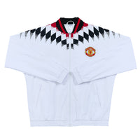 Manchester United 2026 Red/Black/White Trim Windbreaker Full-Zip Jacket