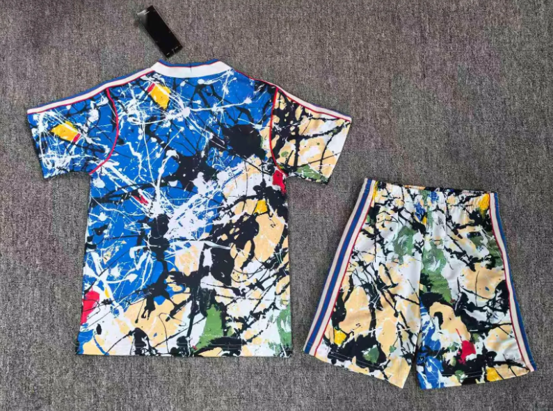 Manchester United 2026 Stone Roses Kids Jersey Set