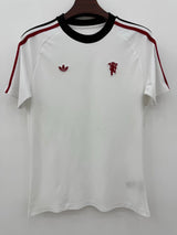 Manchester United 2026 White/Black 2 Stripes Jersey