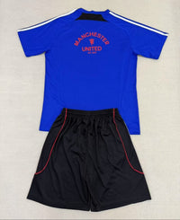 Manchester United 25/26 Blue Kids Jersey Set