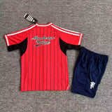 Manchester United 25/26 Red Baseball Kids Jersey Set