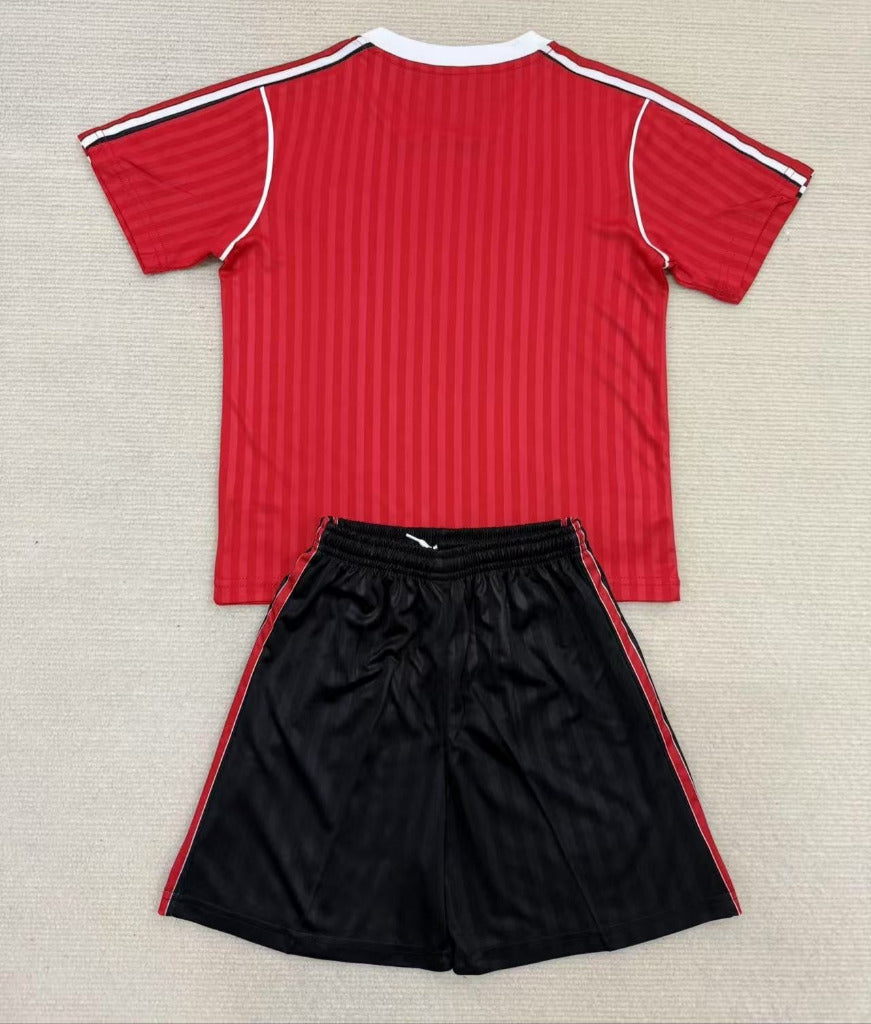 Manchester United 25/26 Red Kids Jersey Set