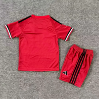 Manchester United 25/26 Red Rose Pattern Kids Jersey Set