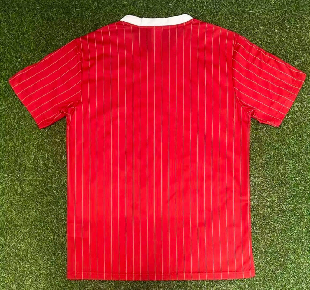 Manchester United 25/26 Red Striped Football Jersey