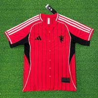Manchester United 25/26 Red/White Baseball Jersey