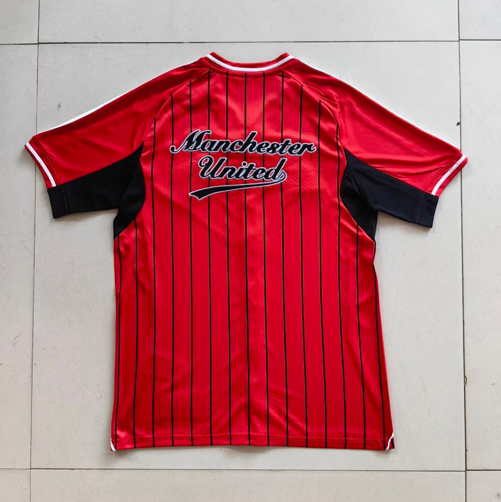 Manchester United 25/26 Red/White Baseball Jersey