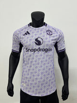 Manchester United 25/26 White/Blue Away Player Version Jersey