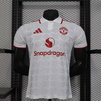 Manchester United 25/26 White/Red Third Player Version Jersey