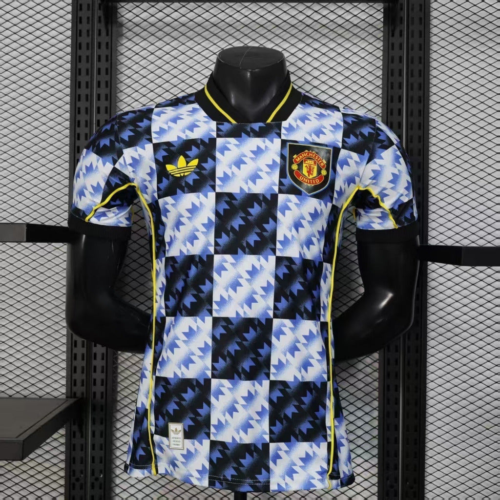 Manchester United 26/26 Check Pattern Players Version Jersey