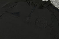 Manchester United 26/27 All-Black Training Tracksuit Set