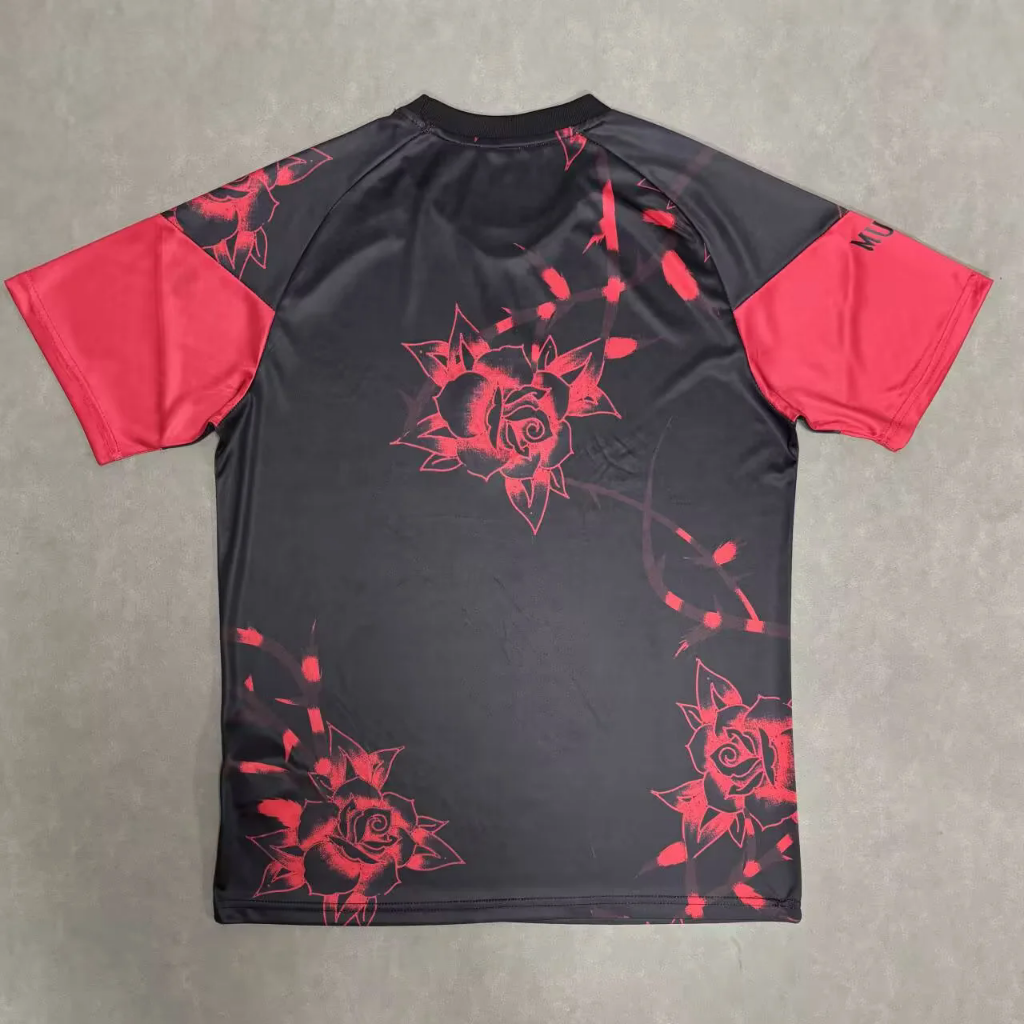 Manchester United 26/27 Black/Red Rose Special Jersey