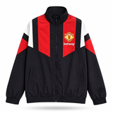 Manchester United 26/27 Black/Red/White Windbreaker Full-Zip Jacket