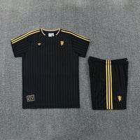 Manchester United 26/27 Black/Yellow Pinstripe Jersey