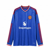 Manchester United 26/27 Blue/Red Stripes Away Long Sleeve Jersey
